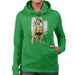 Sidney Maurer Original Portrait Of Kate Moss Pink Hat And Bra Womens Hooded Sweatshirt - Womens Hooded Sweatshirt