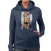 Sidney Maurer Original Portrait Of Kate Moss Pink Hat And Bra Womens Hooded Sweatshirt - Womens Hooded Sweatshirt