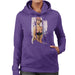 Sidney Maurer Original Portrait Of Kate Moss Pink Hat And Bra Womens Hooded Sweatshirt - Womens Hooded Sweatshirt