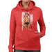 Sidney Maurer Original Portrait Of Kate Moss Pink Hat And Bra Womens Hooded Sweatshirt - Womens Hooded Sweatshirt