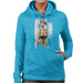 Sidney Maurer Original Portrait Of Kate Moss Pink Hat And Bra Womens Hooded Sweatshirt - Womens Hooded Sweatshirt