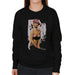 Sidney Maurer Original Portrait Of Kate Moss Pink Hat And Bra Womens Sweatshirt - Womens Sweatshirt