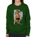 Sidney Maurer Original Portrait Of Kate Moss Pink Hat And Bra Womens Sweatshirt - Womens Sweatshirt
