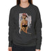 Sidney Maurer Original Portrait Of Kate Moss Pink Hat And Bra Womens Sweatshirt - Womens Sweatshirt