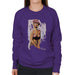 Sidney Maurer Original Portrait Of Kate Moss Pink Hat And Bra Womens Sweatshirt - Womens Sweatshirt
