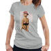 Sidney Maurer Original Portrait Of Kate Moss Pink Hat And Bra Womens T-Shirt - Womens T-Shirt