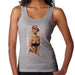Sidney Maurer Original Portrait Of Kate Moss Pink Hat And Bra Womens Vest - Womens Vest