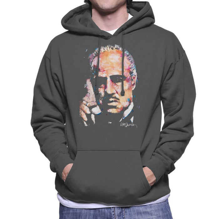Sidney Maurer Original Portrait Of Marlon Brando Mens Hooded Sweatshirt - Mens Hooded Sweatshirt