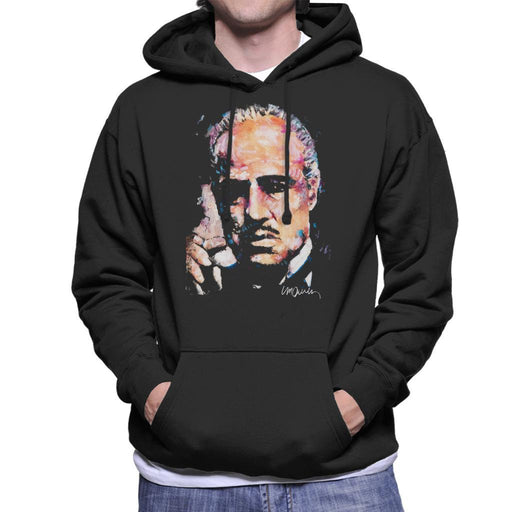 Sidney Maurer Original Portrait Of Marlon Brando Mens Hooded Sweatshirt - Mens Hooded Sweatshirt