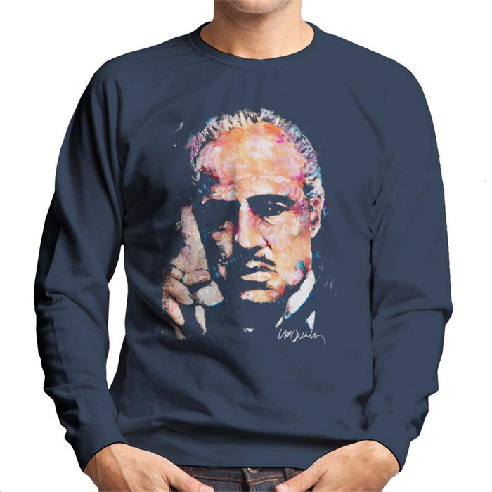 Sidney Maurer Original Portrait Of Marlon Brando Mens Sweatshirt - Mens Sweatshirt