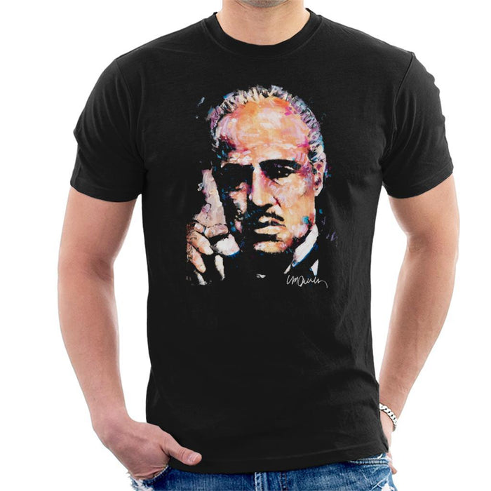 Sidney Maurer Original Portrait Of Marlon Brando Mens T-Shirt - Mens T-Shirt