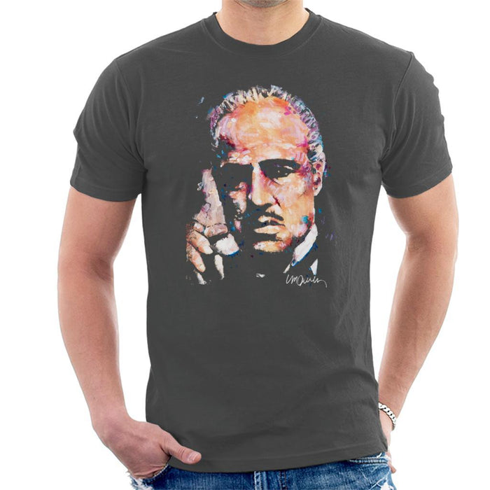 Sidney Maurer Original Portrait Of Marlon Brando Mens T-Shirt - Mens T-Shirt