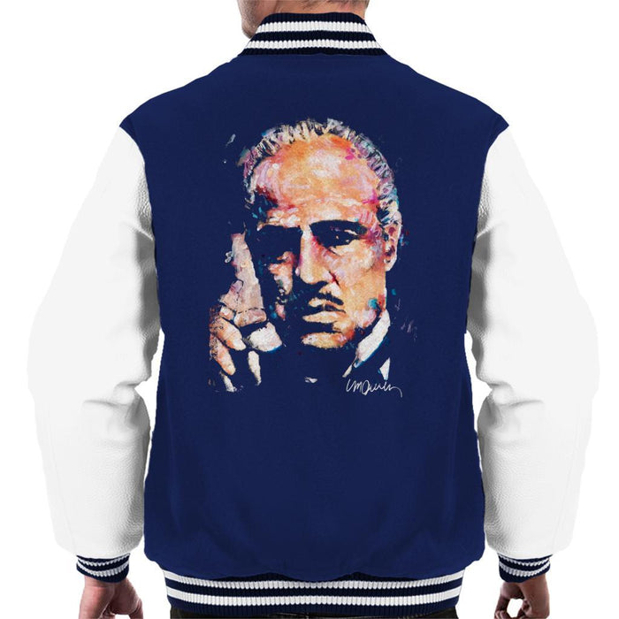 Sidney Maurer Original Portrait Of Marlon Brando Mens Varsity Jacket - Mens Varsity Jacket