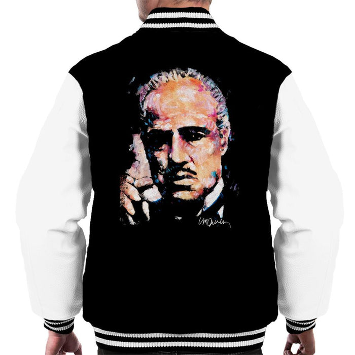 Sidney Maurer Original Portrait Of Marlon Brando Mens Varsity Jacket - Mens Varsity Jacket