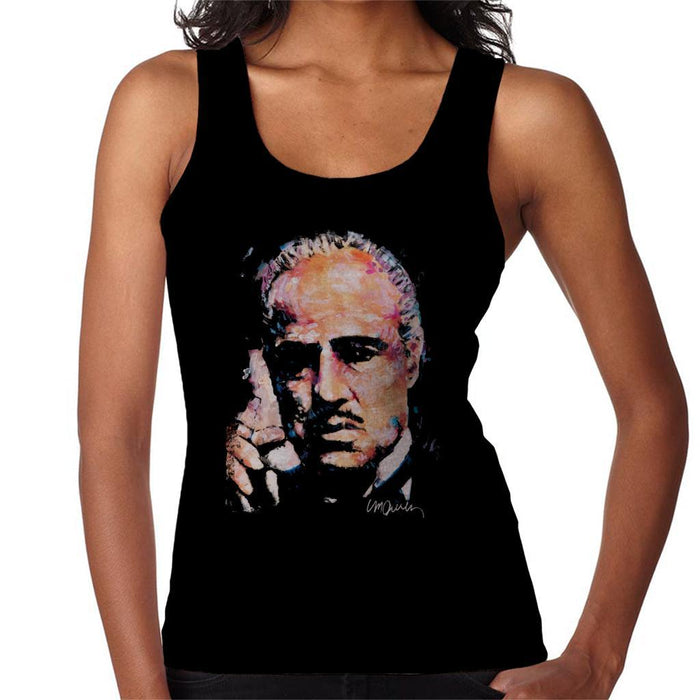 Sidney Maurer Original Portrait Of Marlon Brando Womens Vest - Womens Vest