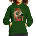 Sidney Maurer Original Portrait Of Michael Jordan Bulls Red Jersey Kids Hooded Sweatshirt - Kids Boys Hooded Sweatshirt