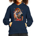 Sidney Maurer Original Portrait Of Michael Jordan Bulls Red Jersey Kids Hooded Sweatshirt - Kids Boys Hooded Sweatshirt