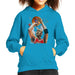 Sidney Maurer Original Portrait Of Michael Jordan Bulls Red Jersey Kids Hooded Sweatshirt - Kids Boys Hooded Sweatshirt