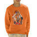 Sidney Maurer Original Portrait Of Michael Jordan Bulls Red Jersey Kids Sweatshirt - Kids Boys Sweatshirt