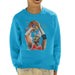 Sidney Maurer Original Portrait Of Michael Jordan Bulls Red Jersey Kids Sweatshirt - Kids Boys Sweatshirt