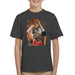 Sidney Maurer Original Portrait Of Michael Jordan Bulls Red Jersey Kids T-Shirt - Kids Boys T-Shirt