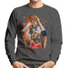 Sidney Maurer Original Portrait Of Michael Jordan Bulls Red Jersey Mens Sweatshirt - Mens Sweatshirt