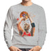 Sidney Maurer Original Portrait Of Michael Jordan Bulls Red Jersey Mens Sweatshirt - Mens Sweatshirt