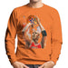 Sidney Maurer Original Portrait Of Michael Jordan Bulls Red Jersey Mens Sweatshirt - Mens Sweatshirt