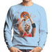 Sidney Maurer Original Portrait Of Michael Jordan Bulls Red Jersey Mens Sweatshirt - Mens Sweatshirt