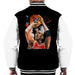 Sidney Maurer Original Portrait Of Michael Jordan Bulls Red Jersey Mens Varsity Jacket - Mens Varsity Jacket