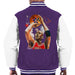Sidney Maurer Original Portrait Of Michael Jordan Bulls Red Jersey Mens Varsity Jacket - Mens Varsity Jacket