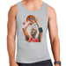 Sidney Maurer Original Portrait Of Michael Jordan Bulls Red Jersey Mens Vest - Mens Vest
