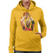 Sidney Maurer Original Portrait Of Michael Jordan Bulls Red Jersey Womens Hooded Sweatshirt - Womens Hooded Sweatshirt