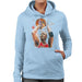 Sidney Maurer Original Portrait Of Michael Jordan Bulls Red Jersey Womens Hooded Sweatshirt - Womens Hooded Sweatshirt