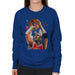 Sidney Maurer Original Portrait Of Michael Jordan Bulls Red Jersey Womens Sweatshirt - Womens Sweatshirt