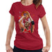 Sidney Maurer Original Portrait Of Michael Jordan Bulls Red Jersey Womens T-Shirt - Womens T-Shirt
