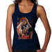 Sidney Maurer Original Portrait Of Michael Jordan Bulls Red Jersey Womens Vest - Small / Navy Blue - Womens Vest