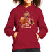 Sidney Maurer Original Portrait Of Michael Jordan Bulls White Jersey Kids Hooded Sweatshirt - Kids Boys Hooded Sweatshirt