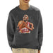 Sidney Maurer Original Portrait Of Michael Jordan Bulls White Jersey Kids Sweatshirt - Kids Boys Sweatshirt