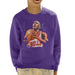 Sidney Maurer Original Portrait Of Michael Jordan Bulls White Jersey Kids Sweatshirt - Kids Boys Sweatshirt