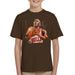 Sidney Maurer Original Portrait Of Michael Jordan Bulls White Jersey Kids T-Shirt - Kids Boys T-Shirt