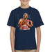 Sidney Maurer Original Portrait Of Michael Jordan Bulls White Jersey Kids T-Shirt - Kids Boys T-Shirt