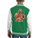 Sidney Maurer Original Portrait Of Michael Jordan Bulls White Jersey Kids Varsity Jacket - Kids Boys Varsity Jacket