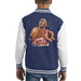 Sidney Maurer Original Portrait Of Michael Jordan Bulls White Jersey Kids Varsity Jacket - Kids Boys Varsity Jacket