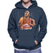 Sidney Maurer Original Portrait Of Michael Jordan Bulls White Jersey Mens Hooded Sweatshirt - Mens Hooded Sweatshirt