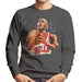 Sidney Maurer Original Portrait Of Michael Jordan Bulls White Jersey Mens Sweatshirt - Mens Sweatshirt