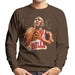 Sidney Maurer Original Portrait Of Michael Jordan Bulls White Jersey Mens Sweatshirt - Mens Sweatshirt