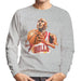 Sidney Maurer Original Portrait Of Michael Jordan Bulls White Jersey Mens Sweatshirt - Mens Sweatshirt