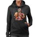 Sidney Maurer Original Portrait Of Michael Jordan Bulls White Jersey Womens Hooded Sweatshirt - Womens Hooded Sweatshirt
