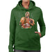 Sidney Maurer Original Portrait Of Michael Jordan Bulls White Jersey Womens Hooded Sweatshirt - Womens Hooded Sweatshirt